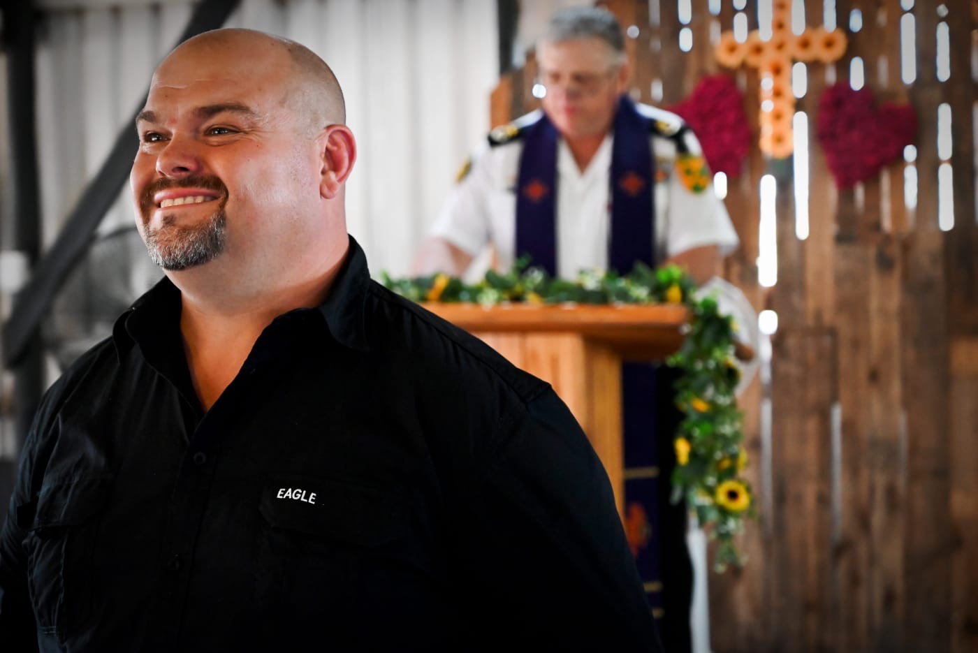 Wedding ceremony by Dr. Gerrit Rademeyer in Hankey