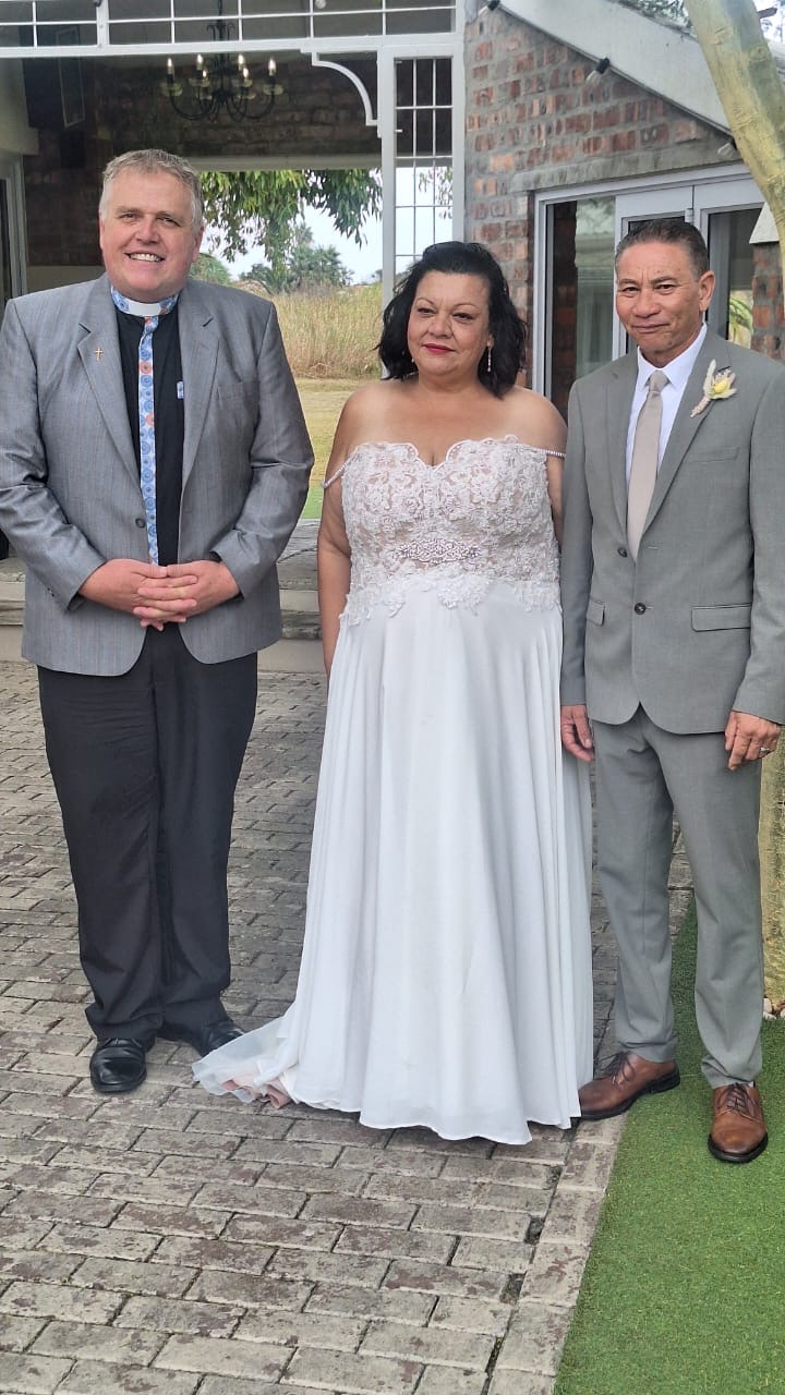 Wedding ceremony by Dr. Gerrit Rademeyer in Hankey