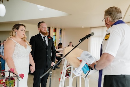 Wedding ceremony by Dr. Gerrit Rademeyer in Hankey