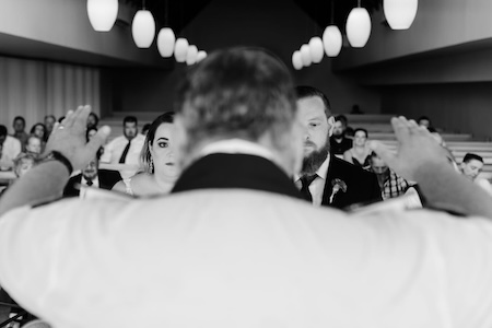 Wedding ceremony by Dr. Gerrit Rademeyer in Hankey
