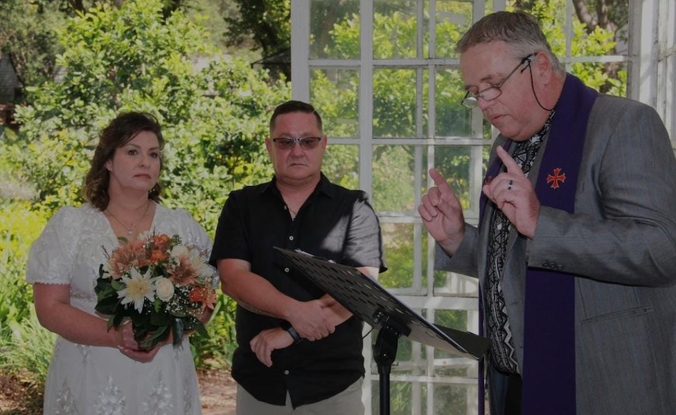 Wedding ceremony by Dr. Gerrit Rademeyer in Hankey