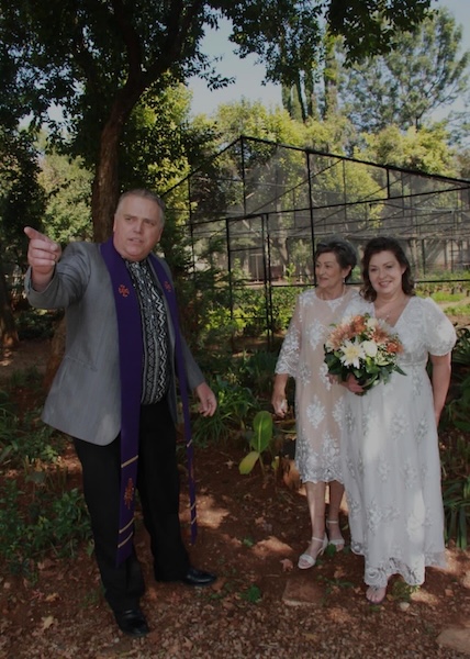 Wedding ceremony by Dr. Gerrit Rademeyer in Hankey