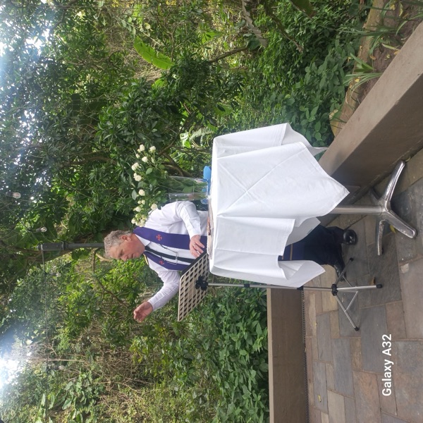 Wedding ceremony by Dr. Gerrit Rademeyer in Hankey