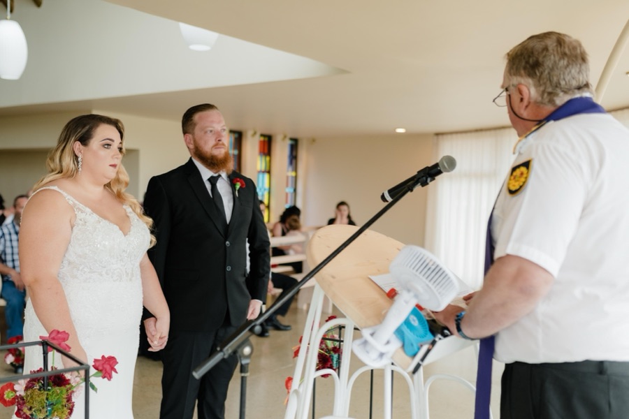 Wedding ceremony by Dr. Gerrit Rademeyer in Hankey