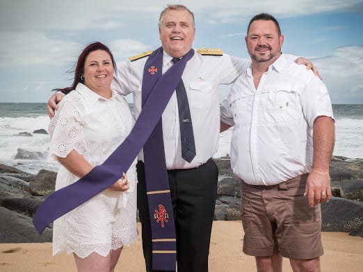 Wedding ceremony by Dr. Gerrit Rademeyer in Hankey